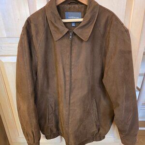 Croft and Barrow Suede Jacket size LT (large/tall)